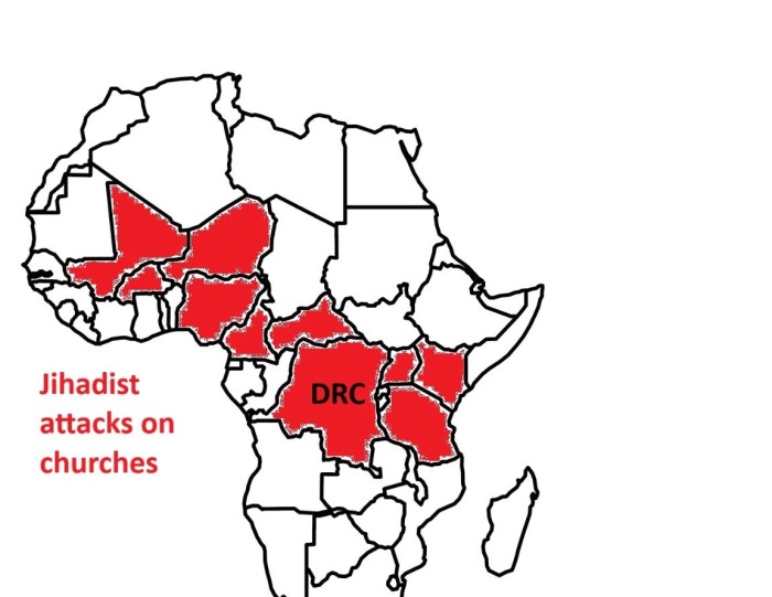 The Lindisfarne Centre for the Study of Christian Persecution blog image - Congo Church attack: Sub Saharan Africa is the new frontline for jihadist attacks on Christians